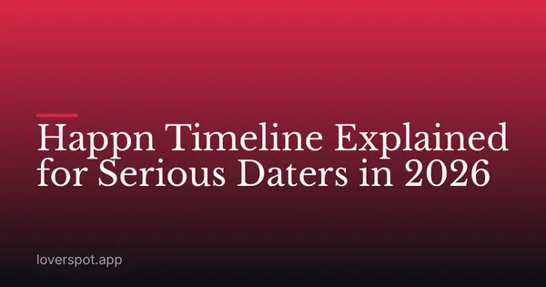 Happn Timeline Explained for Serious Daters in 2026