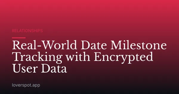 Real-World Date Milestone Tracking with Encrypted User Data