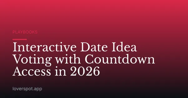 Interactive Date Idea Voting with Countdown Access in 2026